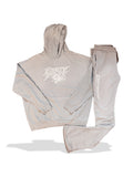Loyalty Pays Off™ Mongoose Signature Hoodie & Jogger Set - Stone Gray