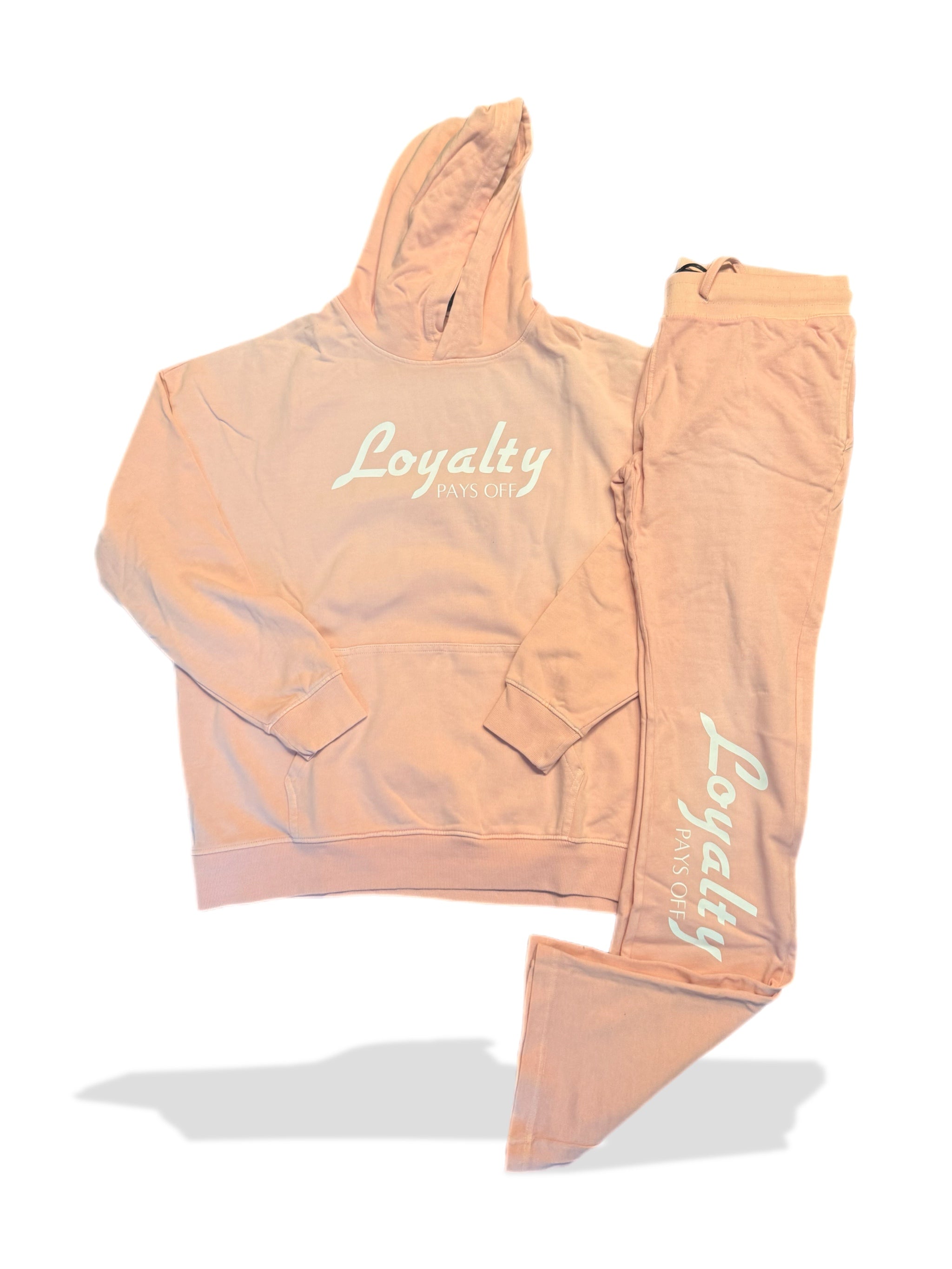 Loyalty Pays Off™ Salmon Core Hoodie & Jogger Set