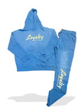 Loyalty Pays Off™ Blue Core Hoodie & Jogger Set